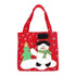 New Year Xmas Gifts Santa Claus Snowman Candy Bags Hangable Pouch Handbag Merry Christmas Storage Package Container Organizer - menochic